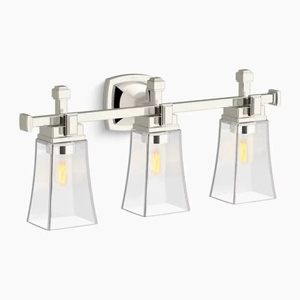 Kohler Riff 3 Light Sconce 31757-SC03-SNL - Plumbing Market