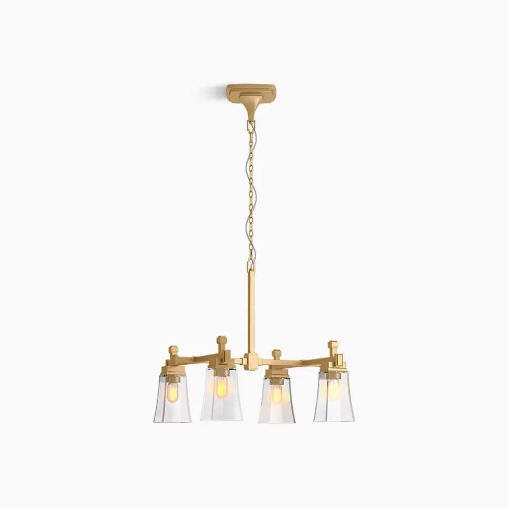 Kohler Riff 4 Light Chandelier 31758-CH04-2GL - Plumbing Market