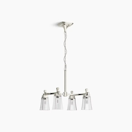 Kohler Riff 4 Light Chandelier 31758-CH04-SNL - Plumbing Market