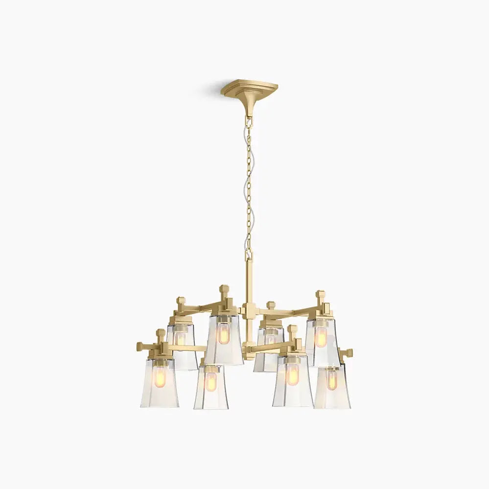 Kohler Riff 8 Light Chandelier 31759-CH08-2GL - Plumbing Market