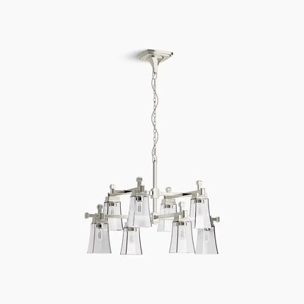Kohler Riff 8 Light Chandelier 31759-CH08-SNL - Plumbing Market
