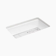 Kohler Riverby 33" undermount single-bowl kitchen sink K-5871-5UA1-0 - Plumbing Market