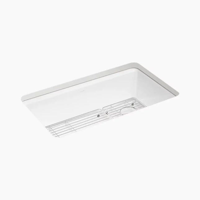 Kohler Riverby 33" undermount single-bowl kitchen sink K-5871-5UA1-0 - Plumbing Market