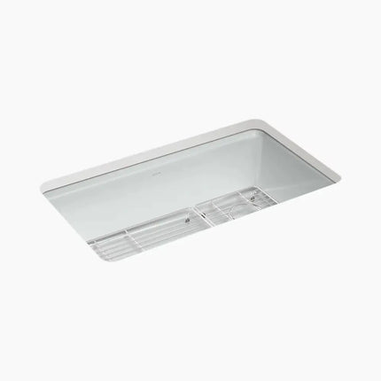 Kohler Riverby 33" undermount single-bowl kitchen sink K-5871-5UA1-95 - Plumbing Market