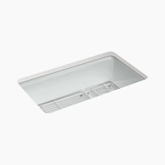 Kohler Riverby 33" undermount single-bowl kitchen sink K-5871-5UA1-95 - Plumbing Market