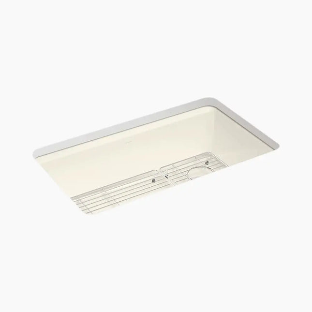 Kohler Riverby 33" undermount single-bowl kitchen sink K-5871-5UA1-96 - Plumbing Market