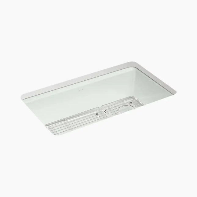 Kohler Riverby 33" undermount single-bowl kitchen sink K-5871-5UA1-FF - Plumbing Market