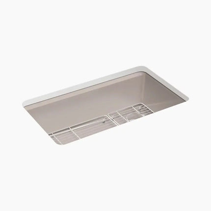 Kohler Riverby 33" undermount single-bowl kitchen sink K-5871-5UA1-TRF - Plumbing Market