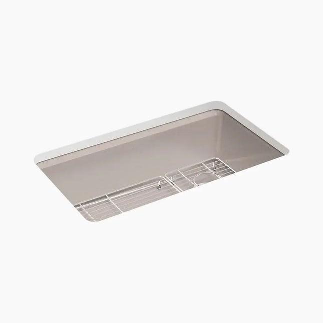 Kohler Riverby 33" undermount single-bowl kitchen sink K-5871-5UA1-TRF - Plumbing Market