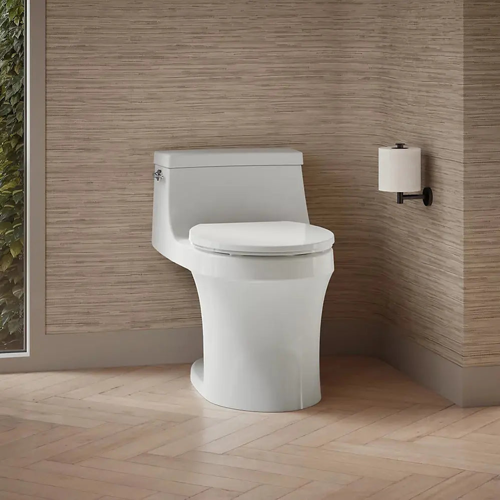 Kohler San Souci One-piece round-front toilet, 1.28 gpf white - Plumbing Market