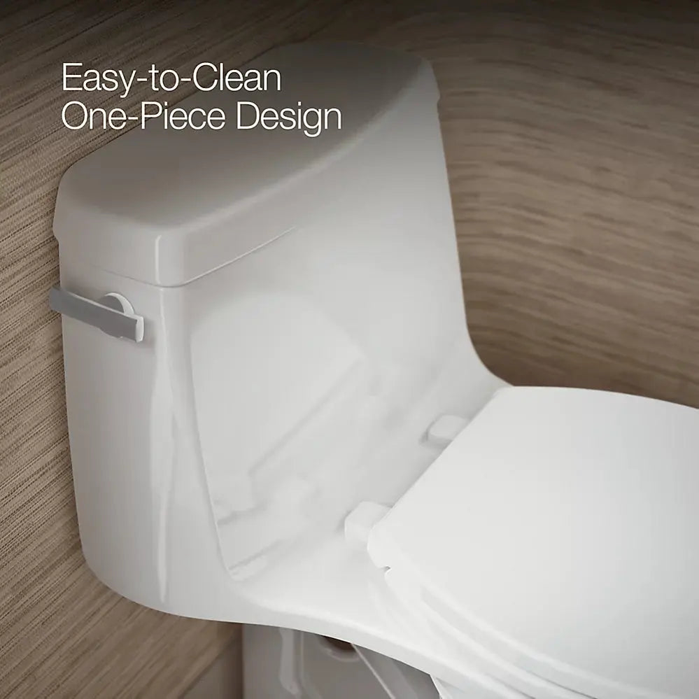 Kohler Santa Rosa One-piece compact elongated 1.6 gpf toilet with Revolution 360 swirl flushing technology - Plumbing Market