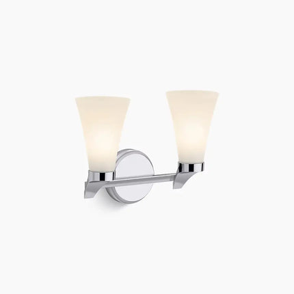 Kohler Simplice 2-Light Sconce 26847-SC02-CPL - Plumbing Market