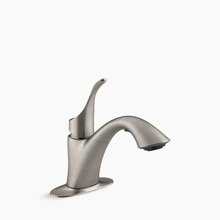 Kohler Simplice Pull-out laundry sink faucet with two-function sprayhead K-22035-VS - Plumbing Market