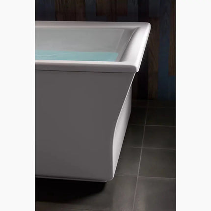 Kohler Stargaze 60-1/4" x 34-1/4" Freestanding Bath with Fluted Shroud - Plumbing Market
