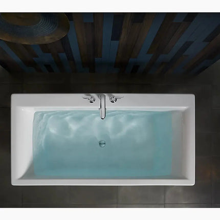 Kohler Stargaze 60-1/4" x 34-1/4" Freestanding Bath with Fluted Shroud - Plumbing Market
