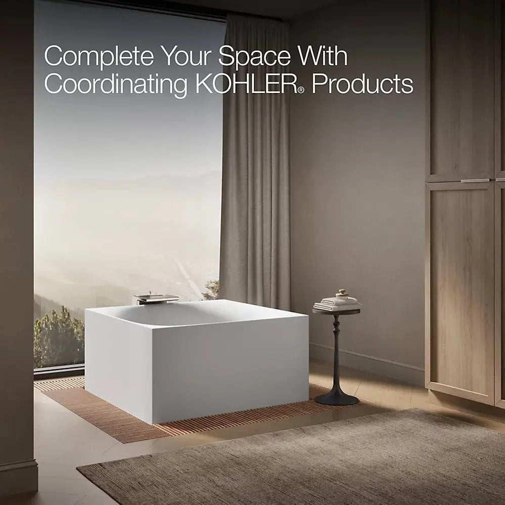 Kohler Stillness Infinity Experience 72" x 72" freestanding bath K-31405-INF-HW1 - Plumbing Market