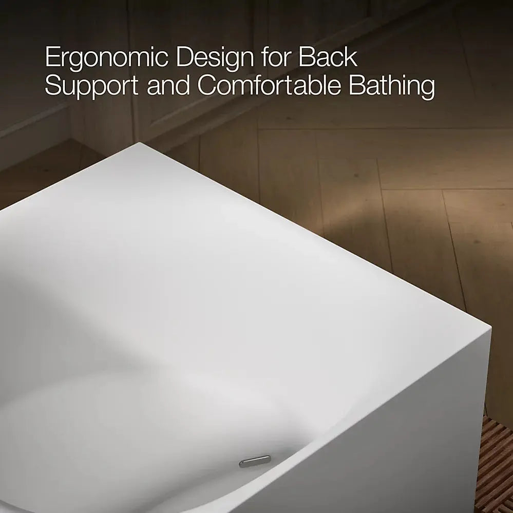 Kohler Stillness Infinity Experience 72" x 72" freestanding bath K-31405-INF-HW1 - Plumbing Market