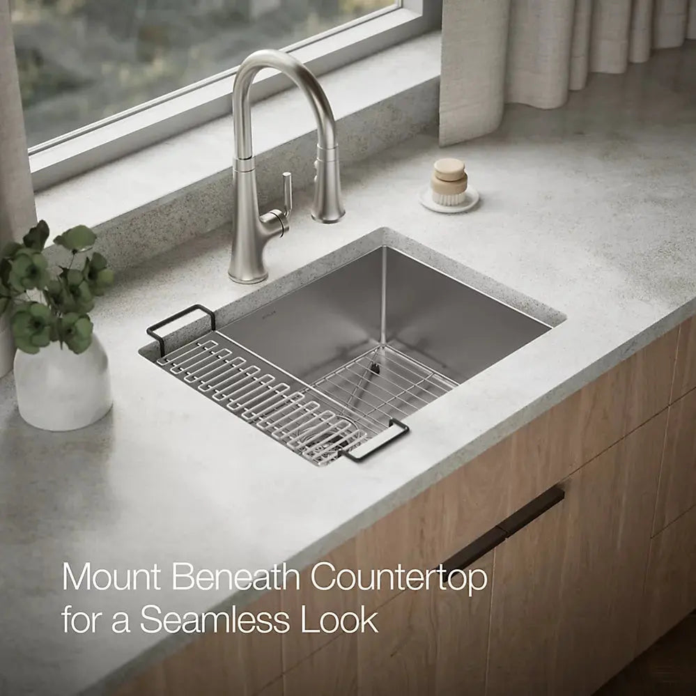 Kohler Strive 24" undermount single-bowl kitchen sink K-5286-NA - Plumbing Market
