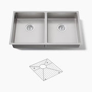 Kohler Strive 32" undermount double-bowl kitchen sink K-33160-NA - Plumbing Market