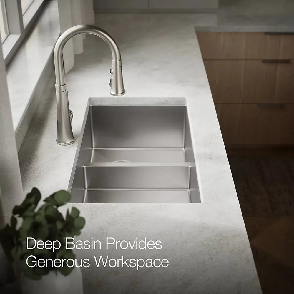 Kohler Strive Smart Divide 32" undermount double-bowl kitchen sink K-5284-NA - Plumbing Market