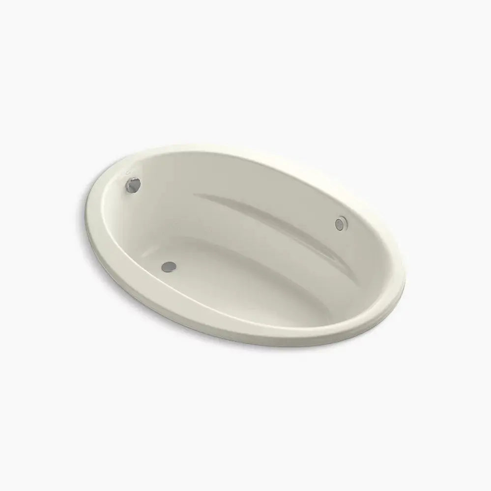 Kohler Sunward 60" x 42" drop-in Heated BubbleMassage air bath with Bask heated surface K-1162-GHW-96 - Plumbing Market