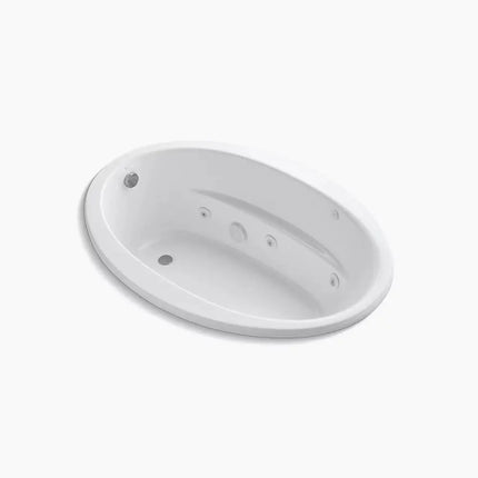 Kohler Sunward 60" x 42" drop-in whirlpool bath K-1162-H-0 - Plumbing Market