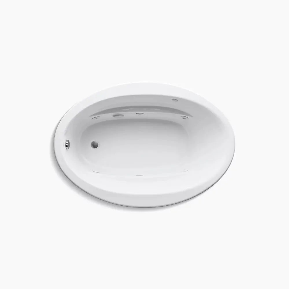 Kohler Sunward 60" x 42" drop-in whirlpool bath K-1162-H-96 - Plumbing Market