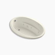 Kohler Sunward 60" x 42" drop-in whirlpool bath with Bask heated surface K-1162-W1-96 - Plumbing Market
