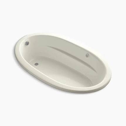 Kohler Sunward 72" x 42" drop-in Heated BubbleMassage air bath with Bask heated surface K-1164-GHW-96 - Plumbing Market