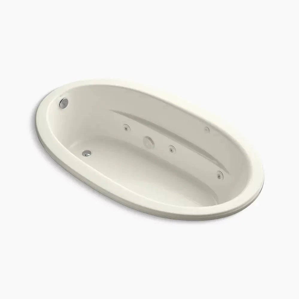 Kohler Sunward 72" x 42" drop-in heated whirlpool bath K-1164-HB-96 - Plumbing Market