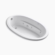 Kohler Sunward 72" x 42" drop-in whirlpool bath with Bask heated surface K-1164-W1-0 - Plumbing Market