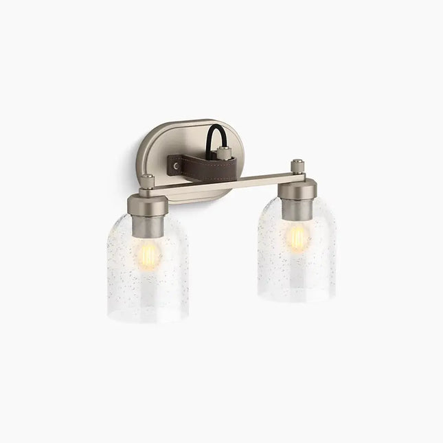 Kohler Tannage 2 Light Sconce 38417-SC02-BNL - Plumbing Market