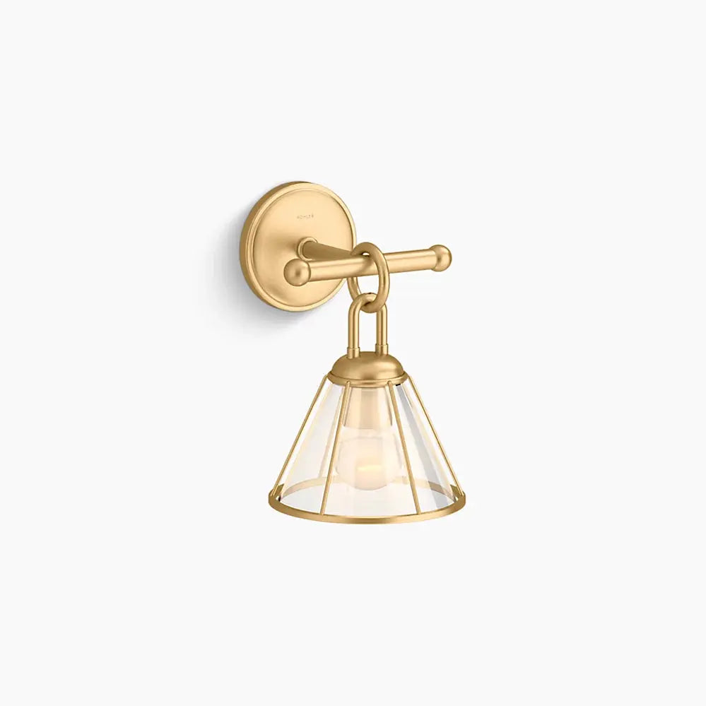 Kohler Terret 1 Light Sconce 27741-SC01-2GL - Plumbing Market