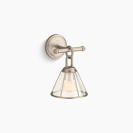 Kohler Terret 1 Light Sconce 27741-SC01-BVL - Plumbing Market