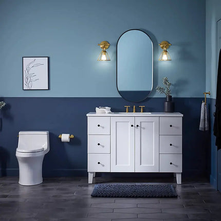 Kohler Terret 1 Light Sconce 27741-SC01-BVL - Plumbing Market