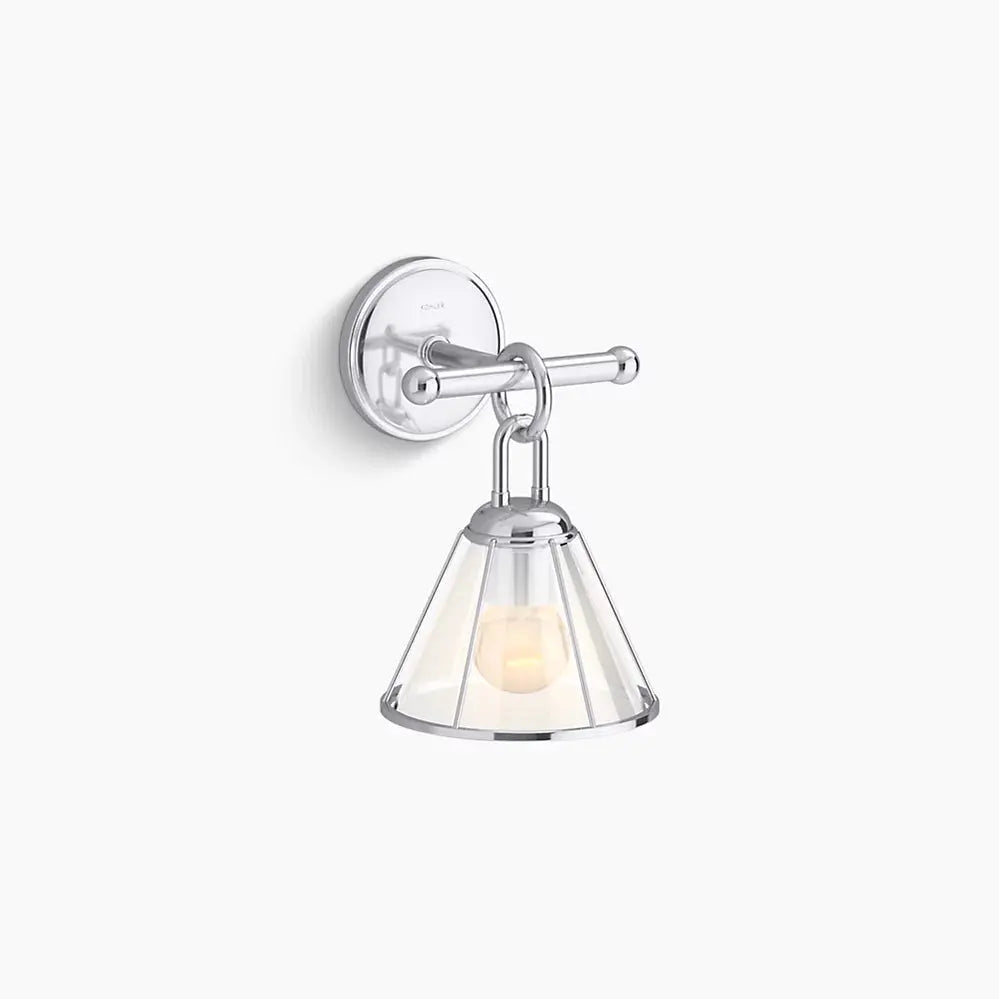 Kohler Terret 1 Light Sconce 27741-SC01-CPL - Plumbing Market