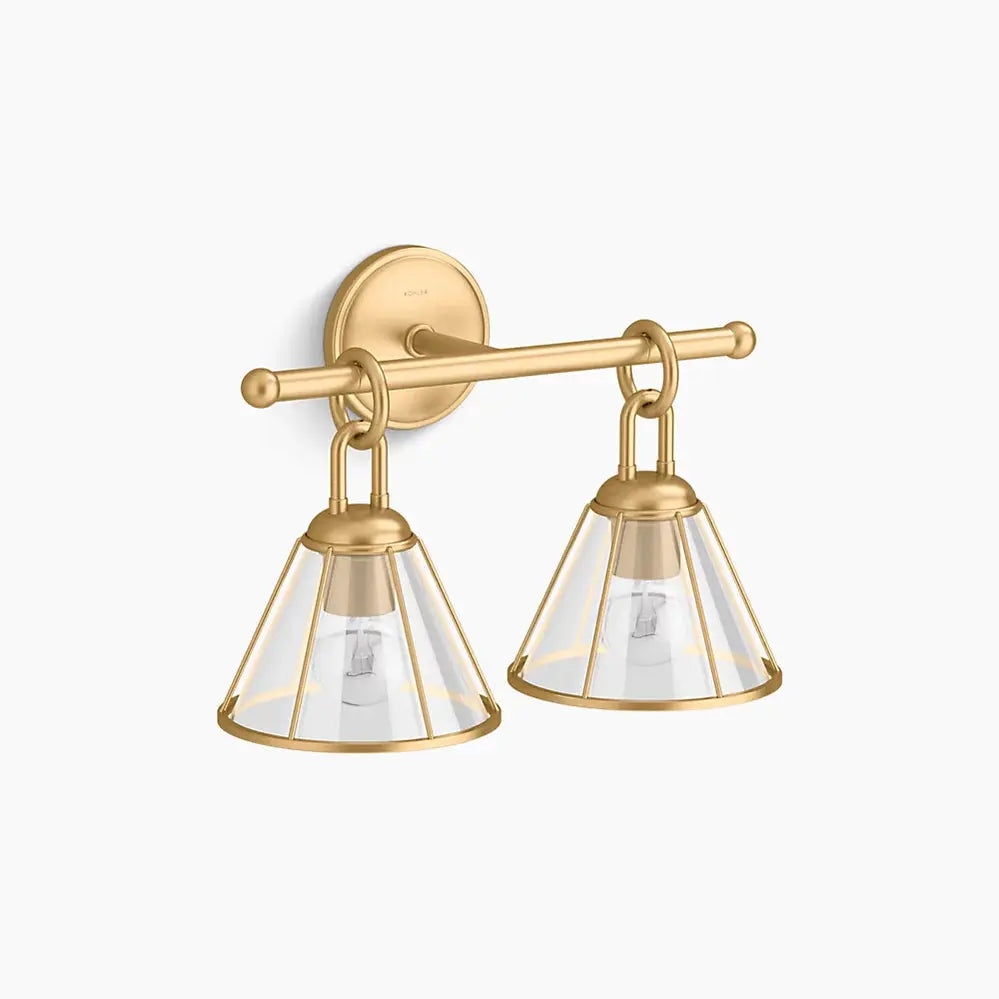 Kohler Terret 2 Light Sconce 27742-SC02-2GL - Plumbing Market