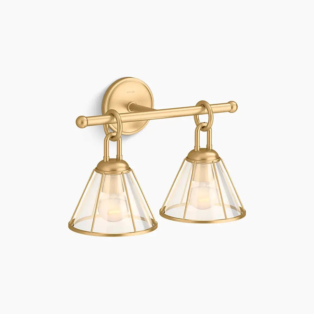 Kohler Terret 2 Light Sconce 27742-SC02-2GL - Plumbing Market