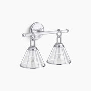 Kohler Terret 2 Light Sconce 27742-SC02-CPL - Plumbing Market