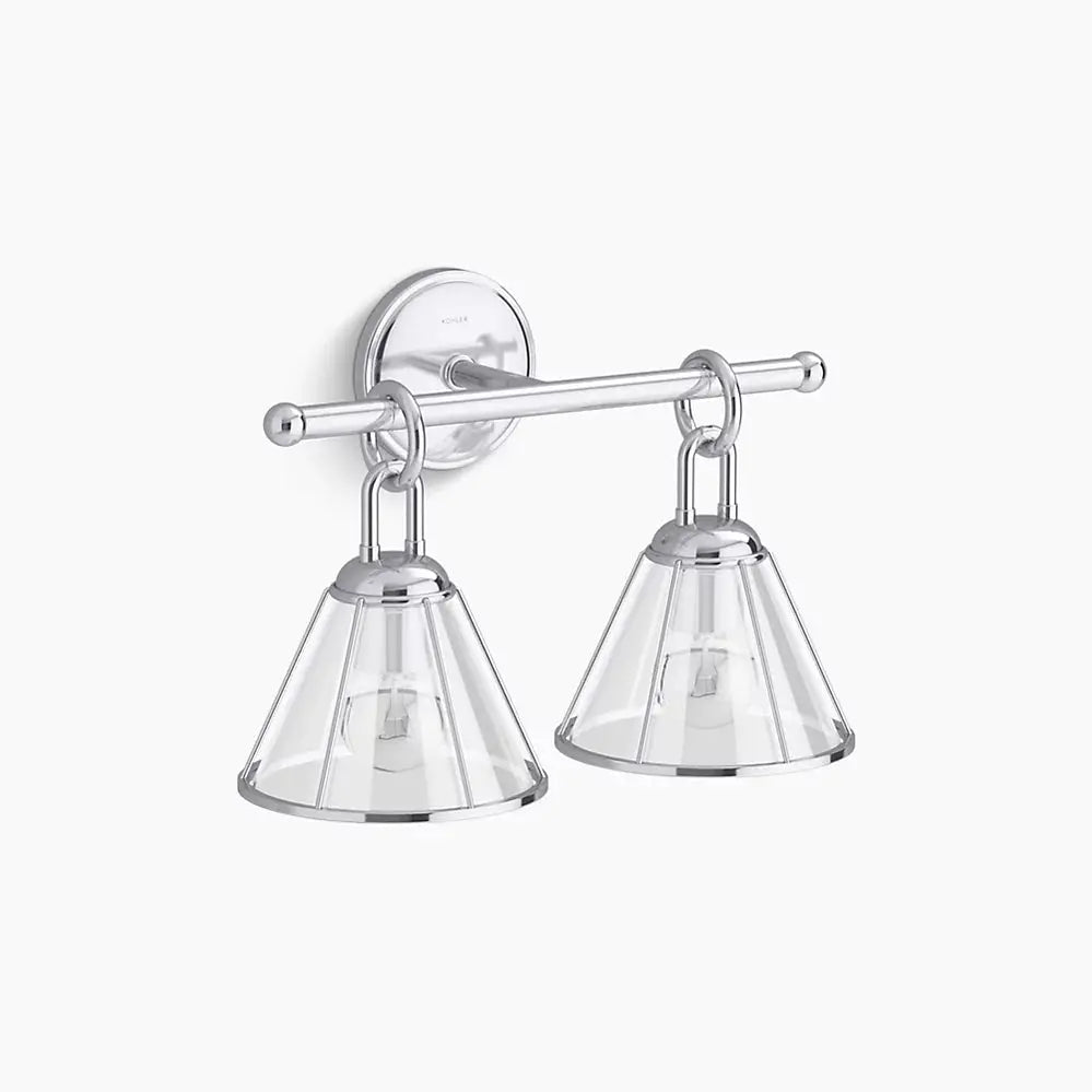 Kohler Terret 2 Light Sconce 27742-SC02-CPL - Plumbing Market