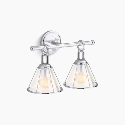 Kohler Terret 2 Light Sconce 27742-SC02-CPL - Plumbing Market
