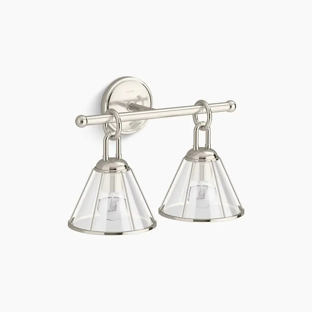 Kohler Terret 2 Light Sconce 27742-SC02-SNL - Plumbing Market