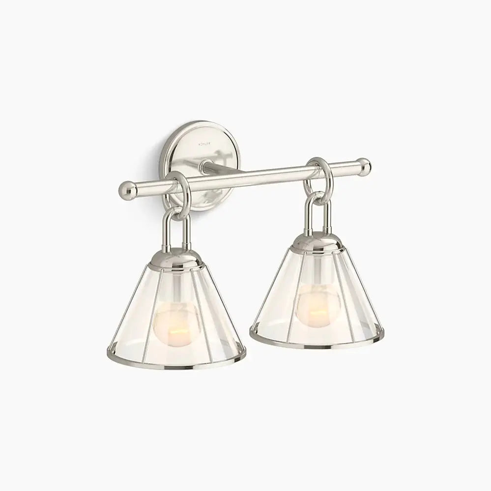 Kohler Terret 2 Light Sconce 27742-SC02-SNL - Plumbing Market