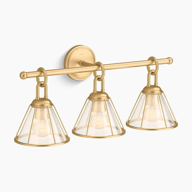 Kohler Terret 3 Light Sconce 27743-SC03-2GL - Plumbing Market
