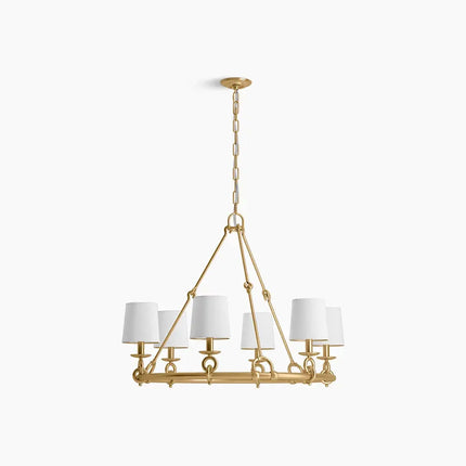 Kohler Terret 6 Light Chandelier 27749-CH06-2GL - Plumbing Market