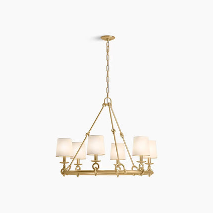 Kohler Terret 6 Light Chandelier 27749-CH06-2GL - Plumbing Market