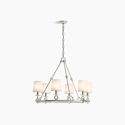 Kohler Terret 6 Light Chandelier 27749-CH06-SNL - Plumbing Market