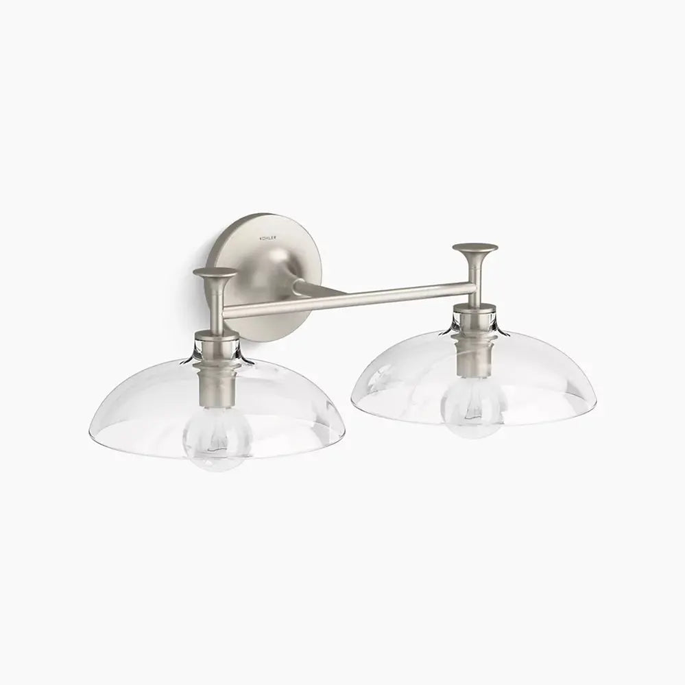 Kohler Tone 2 Light Sconce 31769-SC02-BNL - Plumbing Market