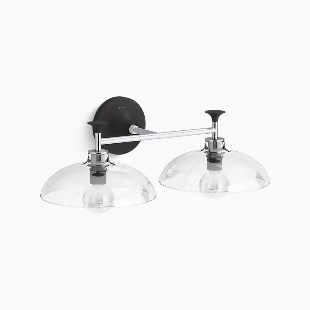 Kohler Tone 2 Light Sconce 31769-SC02-CBL - Plumbing Market