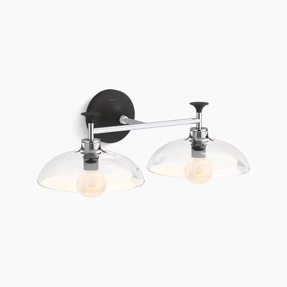 Kohler Tone 2 Light Sconce 31769-SC02-CBL - Plumbing Market